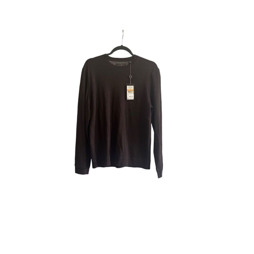 NWT Joseph Abboud Crewneck Long Sleeve Brown Sweatshirt Sweater Size S